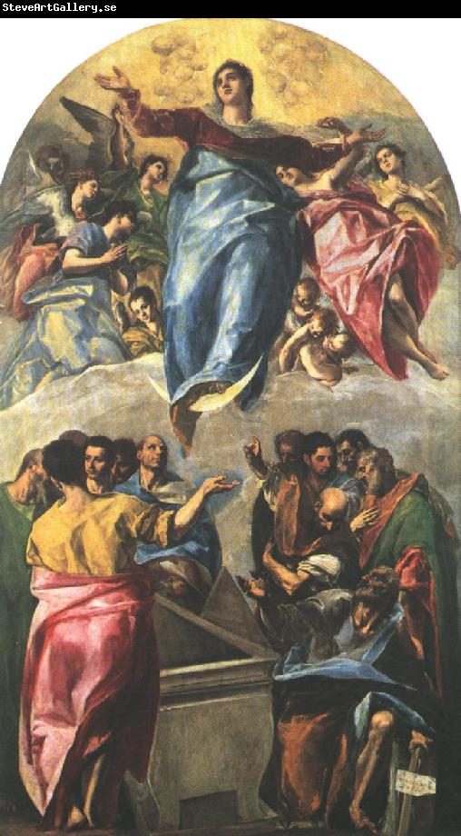 GRECO, El Assumption of the Virgin dfg